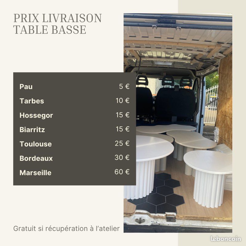Table basse organic sur mesure (image 6)