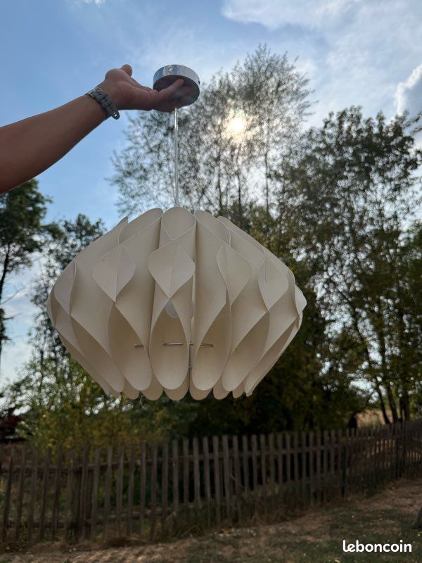 Lampe suspension effet origami (image 1)