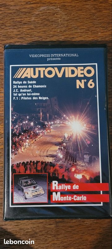 Cassette VHS « Les Chevrons De La Passion » – Film Rallye Citroën 10 ICCCR – 1995 – Occasion Bon état
