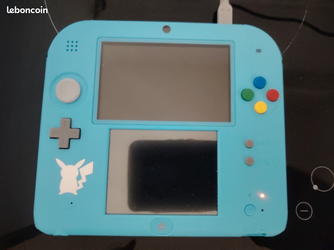 Console 2DS édition Pokémon Lune - Bleue, Jeu Inclus ? - Bon état
