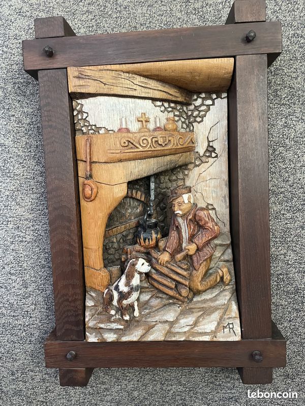 Œuvre originale bois sculpté Robert MAIER (image 4)