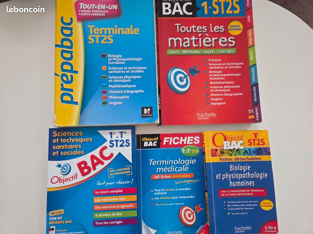 5 livres bac ST2S (image 1)