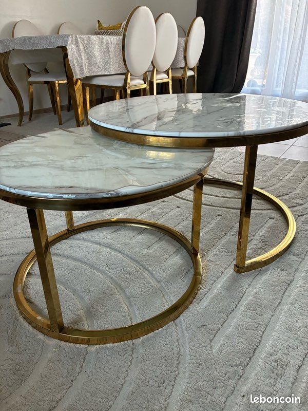 Table à manger et deux tables basse (image 4)