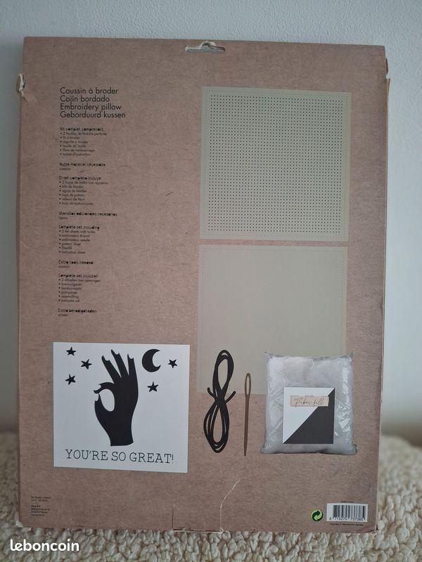 Kit coussin à broder (image 2)