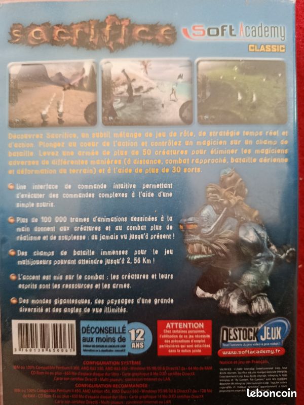 Jeu "Sacrifice" retro gaming (image 2)