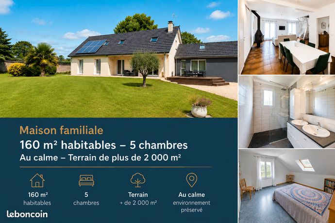 Maison 8 pièces 160 m²