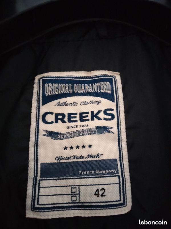 Manteau fille creeks taille42 (image 2)