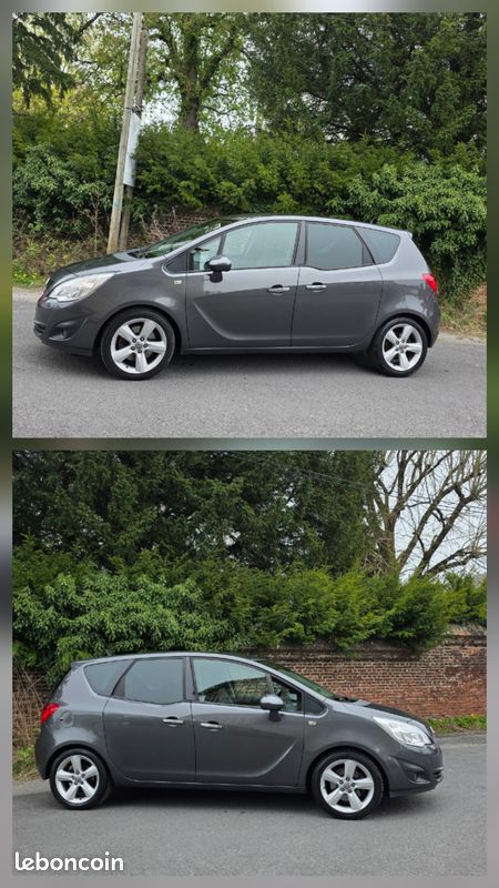 OPEL MERIVA B 1.7 CDTI 100 Cv SERIE COSMO (Boîte Automatique) 5p. CLIM AUTO-JA-RAD-RV-CUIR (image 4)