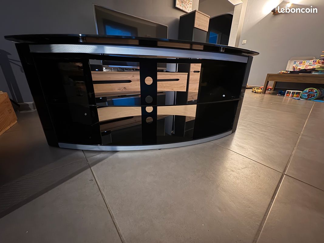 Vend meubles TV noir (image 3)