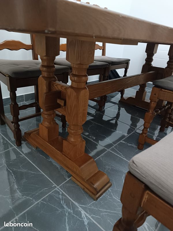 Table rectangulaire en bois Macif (image 8)