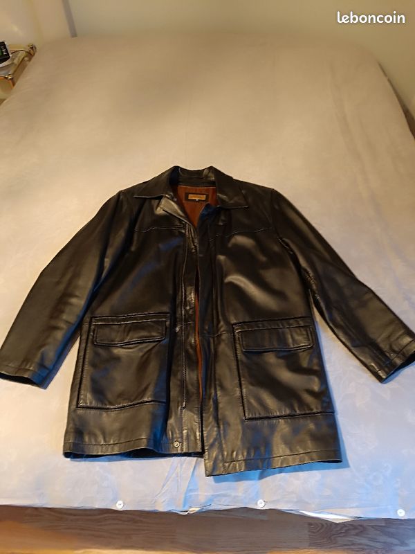 Veste en cuir pour Homme (image 4)