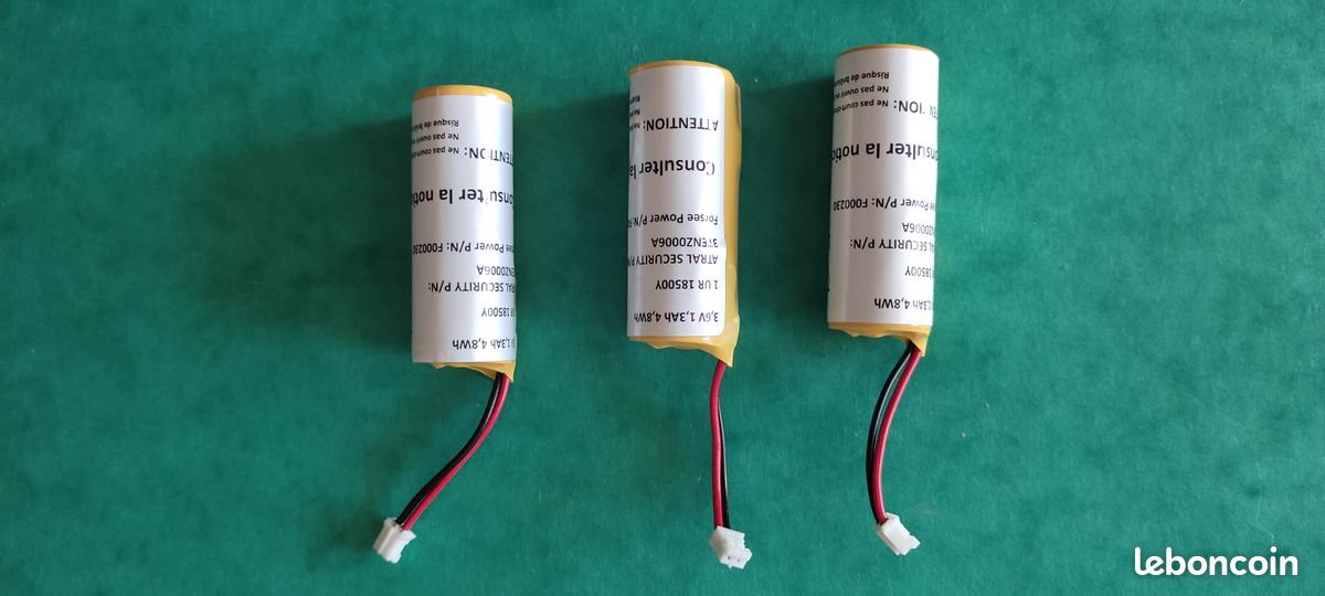 Lot de 3 Batteries alarme DAITEM RXU03X 3.6V (image 2)