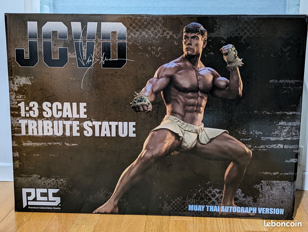 SIDESHOW Jean-Claude Van Damme: Muay Thai dédicacé - Autographe Edition  Tribute - Collection