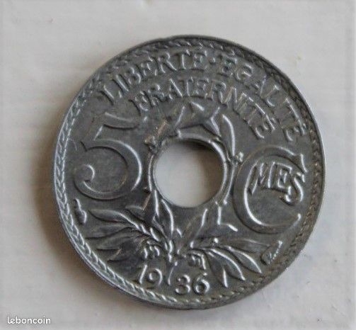 Pièce de 5 cts 1936 (image 1)