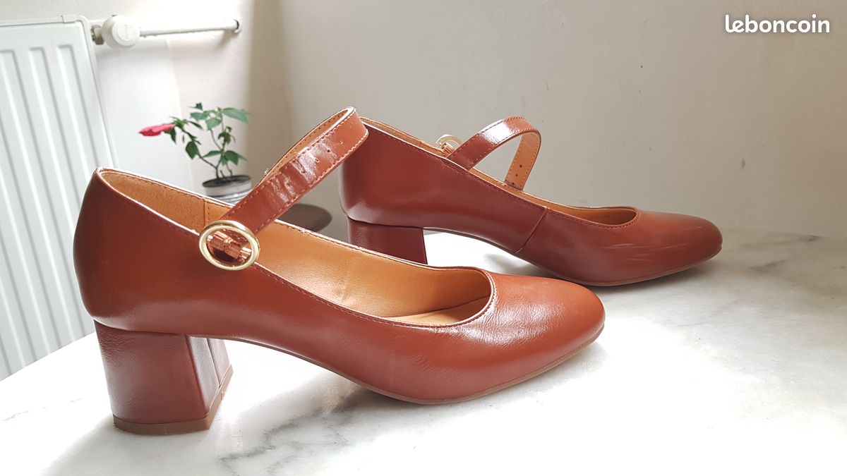 Eram Escarpins En Cuir Femme Escarpins Cuir Noirs Femmes Taille 38