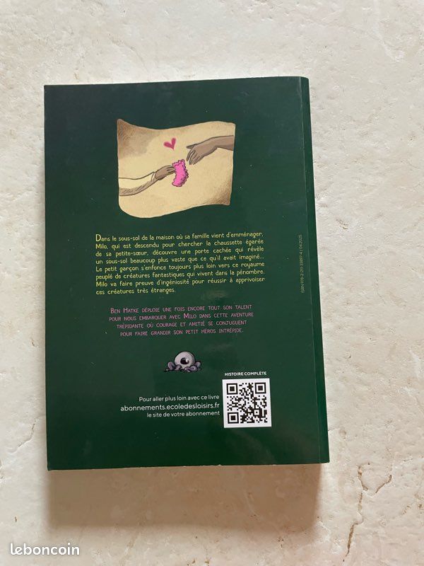 Je vends le livre Milo et les créatures du grand escalier. Neuf. Prix négociable, mais dans la limite du raisonnable (image 2)