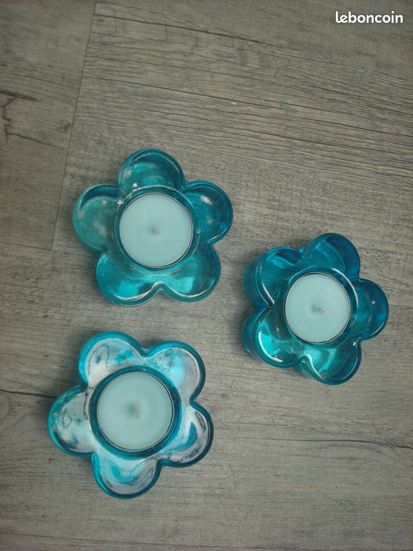 Lot de 3 bougeoirs (image 1)