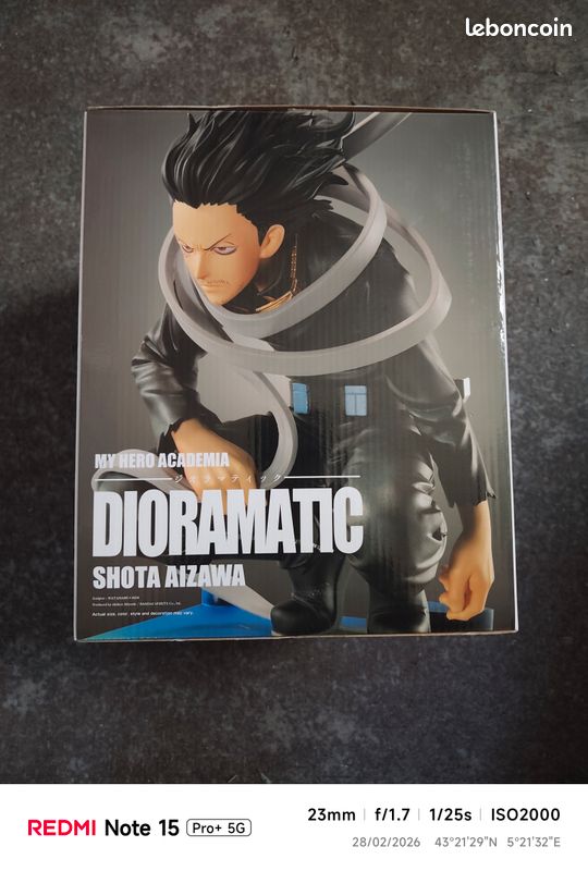 Figurine MHA DIORAMATIC Shota the brush A (image 2)