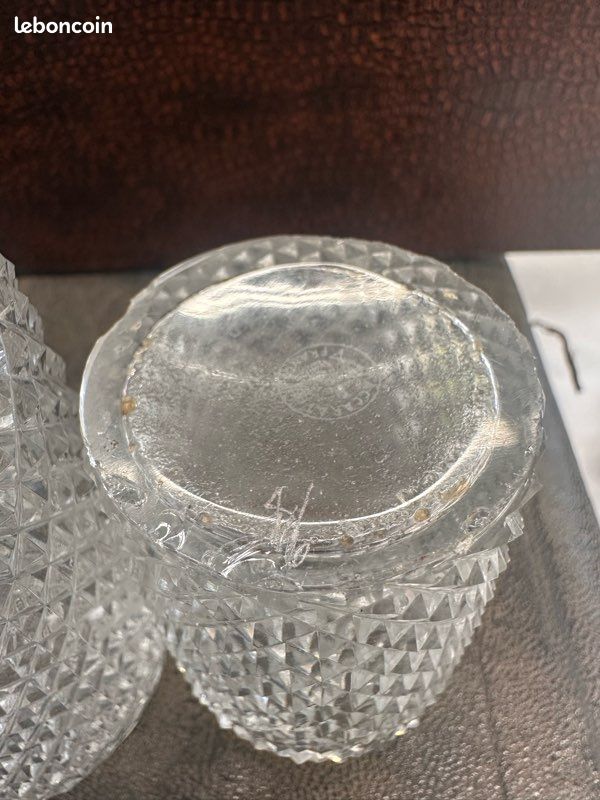 Lot de 3 Carafes en Cristal BACCARAT France – Signées – Milieu XXe (image 19)