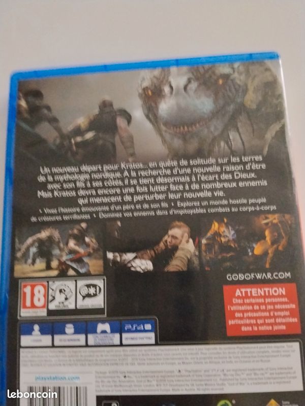 Jeu PS4 God of war (image 2)