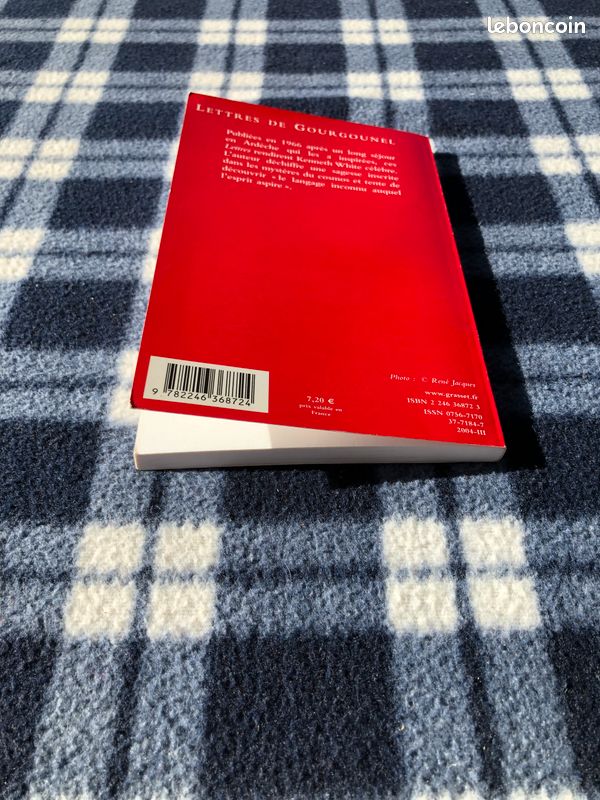 Lettres de Gourgounel. Kenneth White. Les Cahiers Rouges Grasset + Envoi d’auteur signé (image 8)
