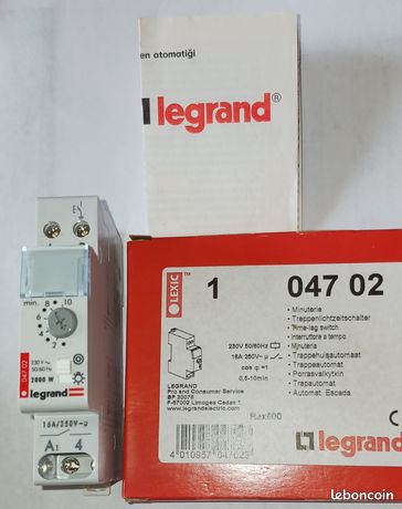 Minuterie Legrand 04702 16A 230V Monostable - Neuf, Pour éclairage Escalier Ou Couloir