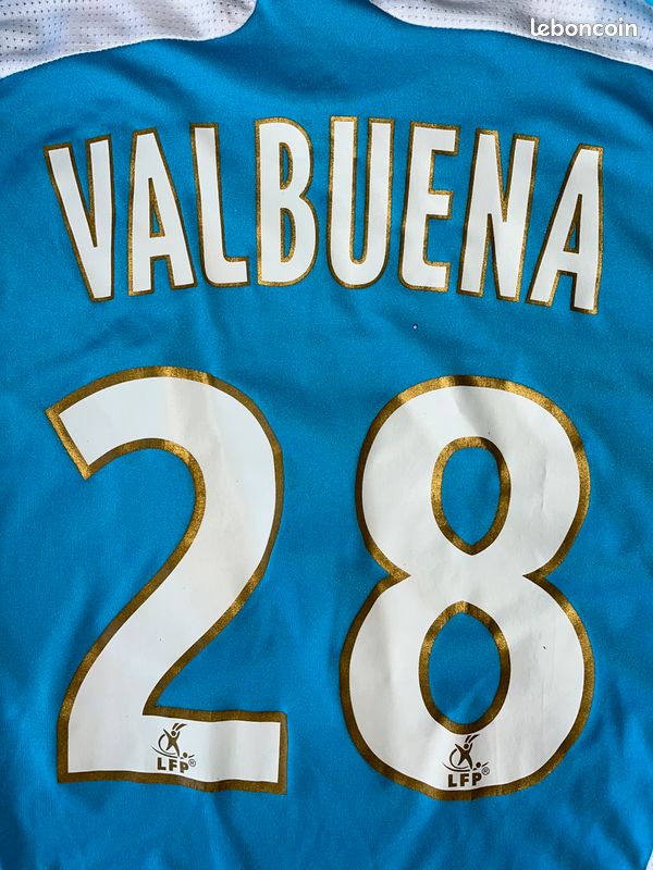 Maillot Extérieur Olympique De Marseille 2007/2008 – Adidas – Taille S – Homme