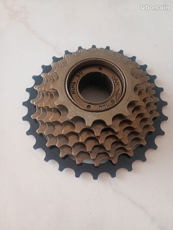 Cassette Vélo 6 Vitesses 14-28T - Compatible VTT, Rotation Fluide, Matériau Durable En Acier