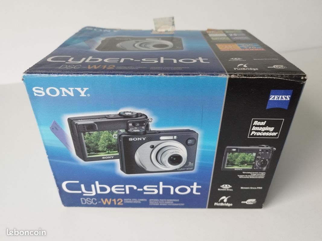 Appareil Photo Numérique Sony Cybershot DSC-W12 avec boîte TBE
