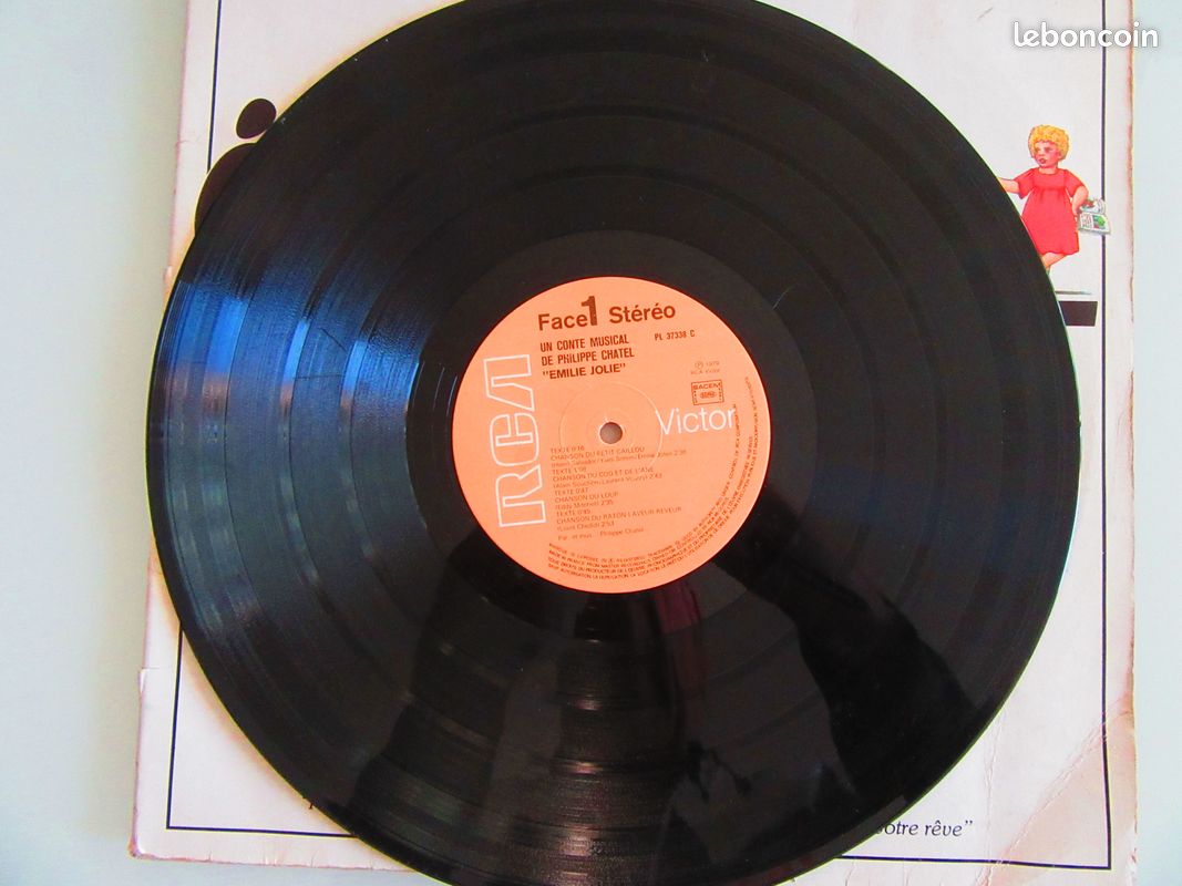 Disque vinyle emilie jolie (image 4)
