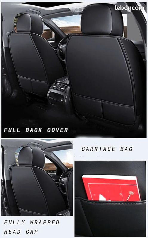 Gunhunt Lot De 2 Housses D'appui-tête De Voiture, Housses De Protection Souples Anti-poussière, Housse De Remplacement Pour Appui-tête De Siège, Kit De Décoration Automobile Respirant, Universel Pour