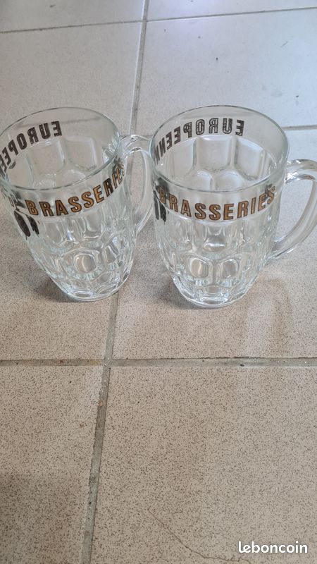 Chope à Bière Ancienne - 'Salutations De Landshut' (Basse-Bavière) - 1/2 Litre - Occasion