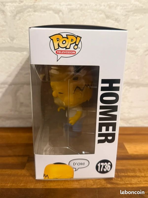 Funko POP! Homer Simpson D'Oh! #1736 - Les Simpson - Figurine Vinyle 9cm