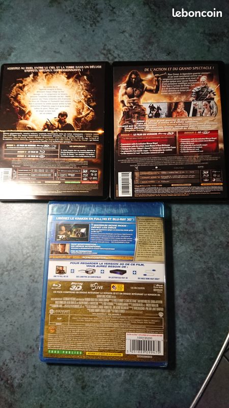Coffret Blu-ray 3D : Les immortels - Conan - Le choc des titans (image 4)