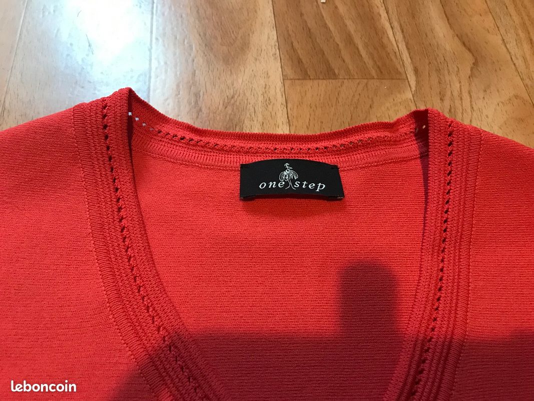 Gilet One step corail t34 - neuf (image 2)