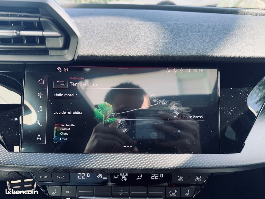 Audi RS 3 PERFORMANCE EDITION 2.5 TFSI 407 CV 1 OF 300 + TOIT OUVRANT + B&O + FREINS CERAMIQUE + GARANTIE 12 MOIS (image 43)