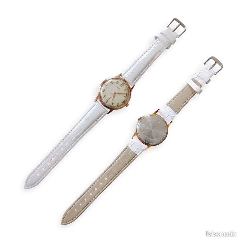 Montre Vintage FLEURON Mécanique Française Années 60-80 - Cadran Beige, Acier - Jamais Portée