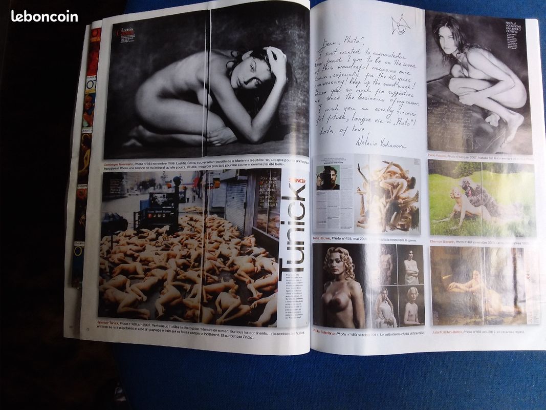 Photo n500 juin 2013 numéro collector ,belles photos de stars nues + poster  couvertures - Collection