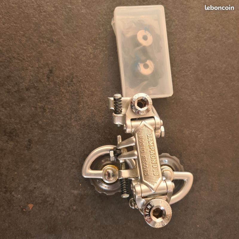 Restored Campagnolo Nuovo Record Rear Derailleur: 1020/A - NOS Pulleys Polished Patent 1972 Near Mint