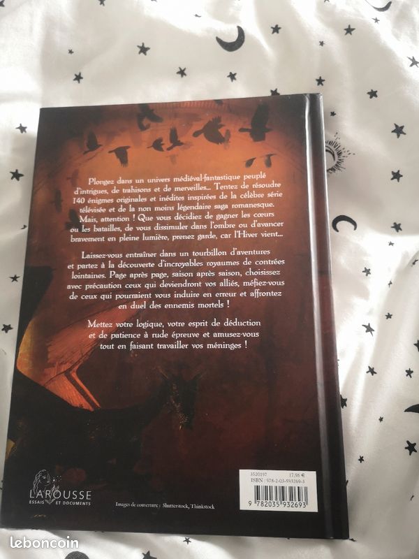 Superbe Lot GOT : 6 BD📚 game of thrones + 📙livre d'Énigmes +📓 mythologie GOT -50% port et garantie Leboncoin incluse (image 5)