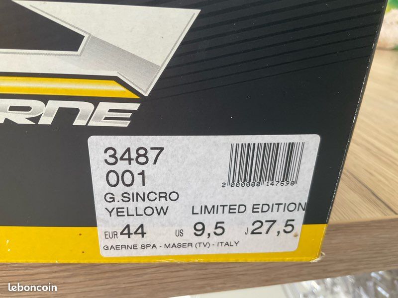 Neuves Chaussures vélo Gaerne G.Sincro (Jaune) Pointure 44 (image 7)