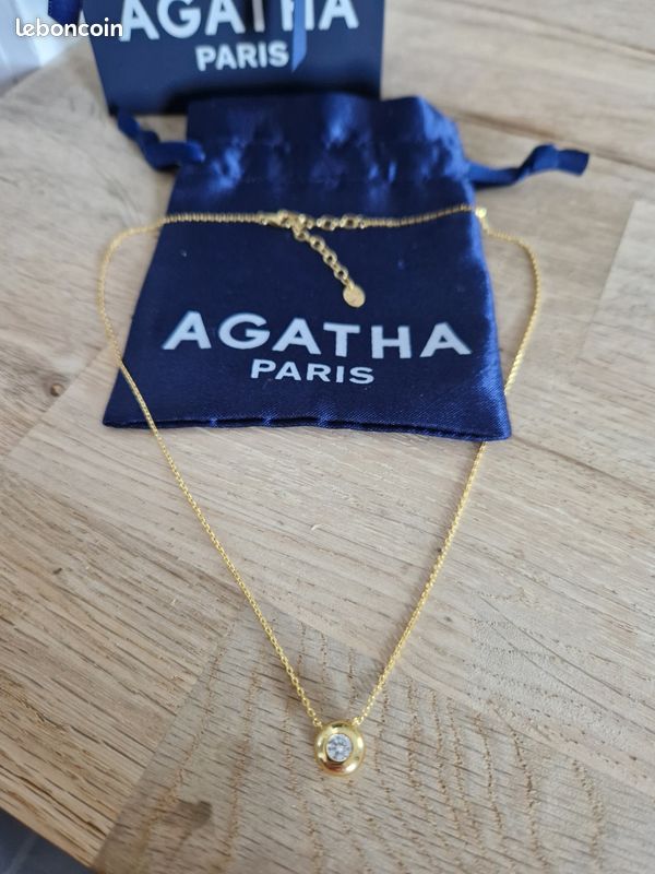Collier De La Marque Agatha - Neuf Avec étiquettes, Jamais Porté, Emballage D'origine