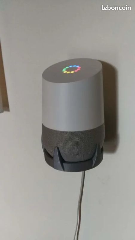 Accessoire Google Home Support Mural Pour Google Home Mini Couleur Gris Fonc Fixation Murale 789898