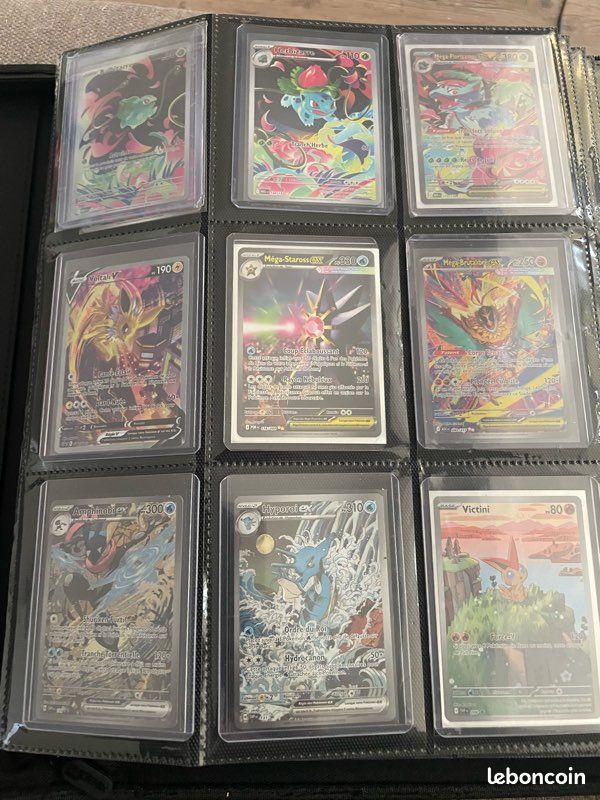 Classeur Vault X élastique Fermeture Classeur Pokémon 360 Cartes - Album étanche à 9 Poches Par Page (Vault X Style