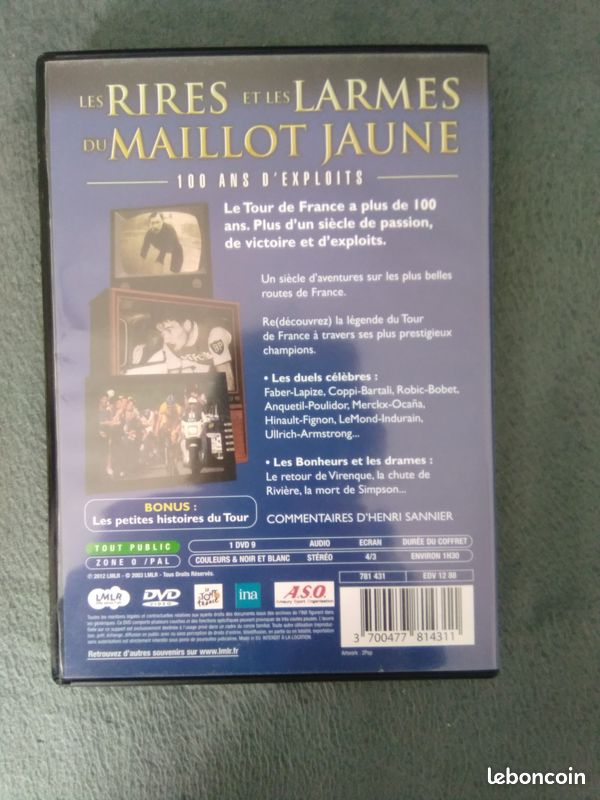 DVD les rires et les larmes du maillot jaune (image 2)