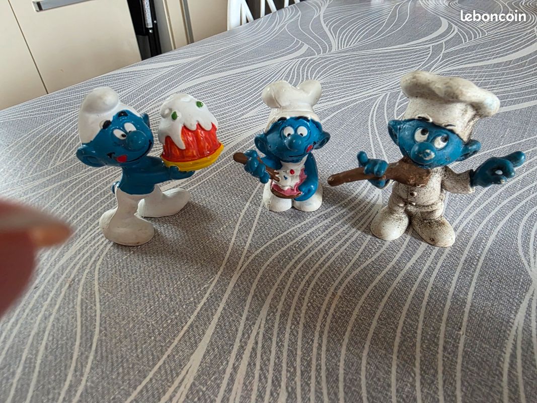 Lot de schtroumpfs gourmand et cuisinier (image 1)