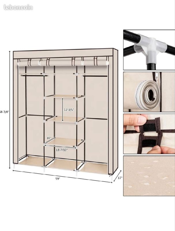 Armoire en tissu (image 2)