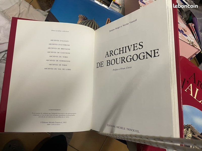Beau livre Archives de Bourgogne (image 3)