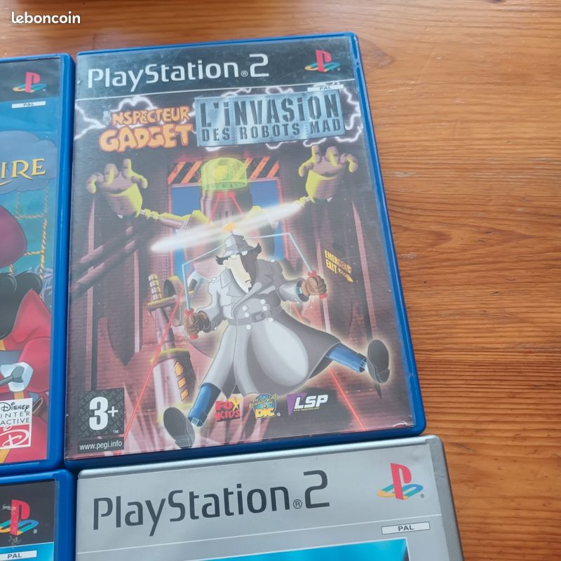 Lot De 4 Jeux Ps2