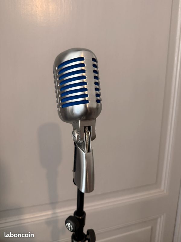 Shure Super 55 deluxe Vocal Microphone - Mic Unidyne Dynamic Unidyne Vintage Supercardioid, Look Emblématique, Son Classique (image 3)